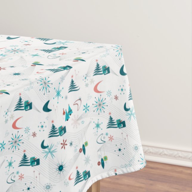 Toalha De Mesa Retro Uma Tableta De Natal Ir (Posição Original)