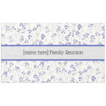 Reunião Familiar, Boho Chic Bluebonnets, Tableclot