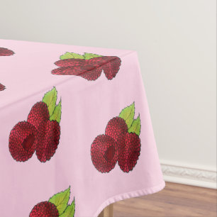 Toalha De Mesa Ripe Framboesas Vermelhas Framboesas Impressão de