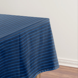 Toalha De Mesa Riscas dos azuis marinhos