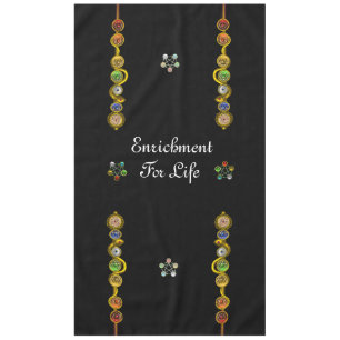TOALHA DE MESA ROD ASCLEPIUS 7 CHAKRAS,YOGA,TABELA DE ENERGIA ESP