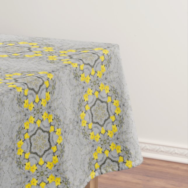 Toalha De Mesa Roda de Harmonia de Junquilhos  (Posição Original)