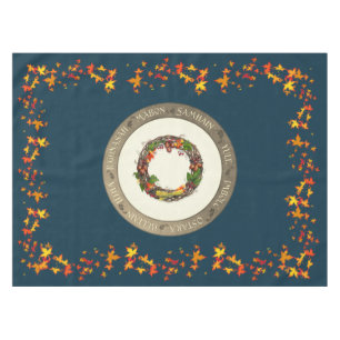 Toalha De Mesa Roda do outono tardio do ano Altar Cloth