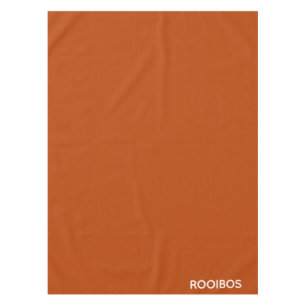 Toalha De Mesa Rooibos - cor vermelha castanho