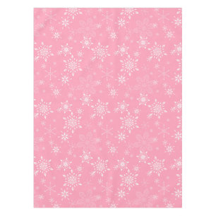 Toalha De Mesa Rosa dos flocos de neve