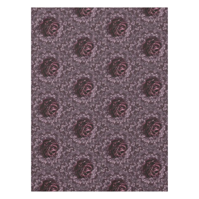 Toalha De Mesa Rosa Mandala (Frente)