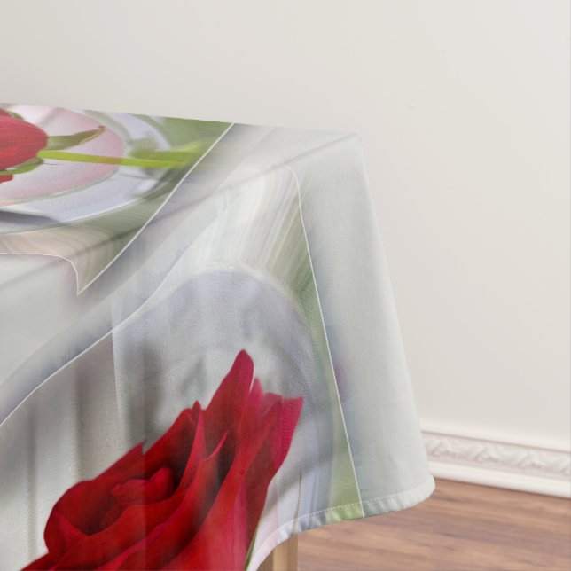 Toalha De Mesa Rosa vermelha 2 (Posição Original)