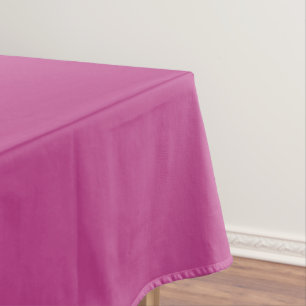 Toalha De Mesa Rosa Violet Solid Color Impressão, cor-de-rosa-esc