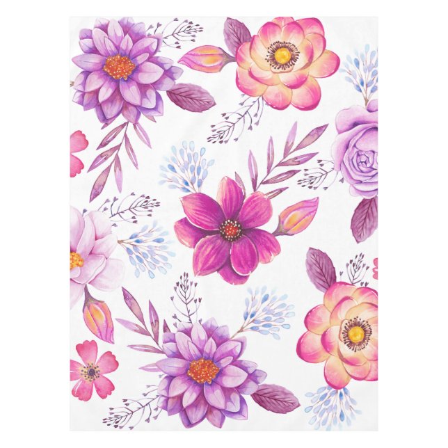 Toalha De Mesa Rosa violeta (Frente)