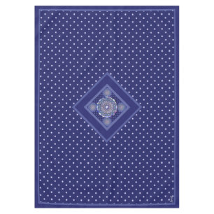 Toalha De Mesa Rosace Azul
