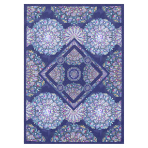 Toalha De Mesa Rosace Azul