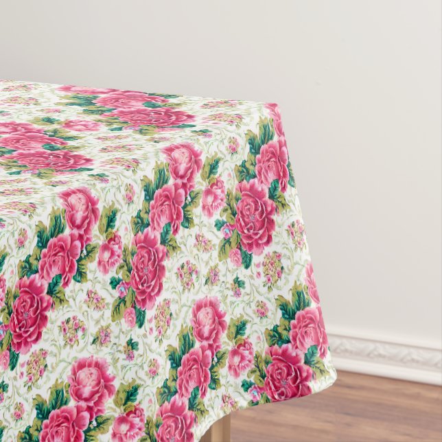 Toalha De Mesa Rosas Antigas (Posição Original)