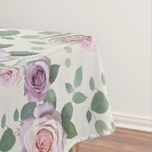 Rosas Pastel em Tons de Lilás Menta e Bege