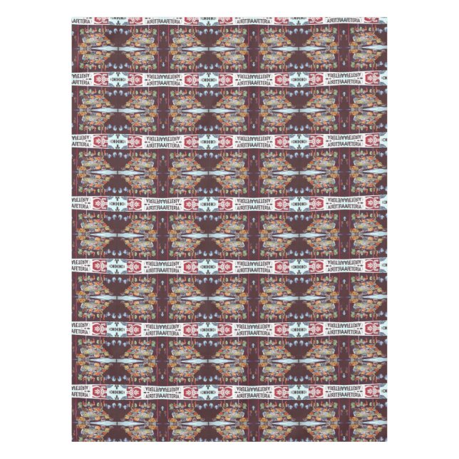 Toalha De Mesa Rosto moderno num comércio Eterno, Jericho (Frente)