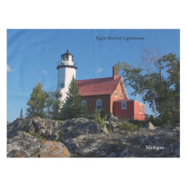 Toalha De Mesa Roupa de mesa do Farol Eagle Harbor