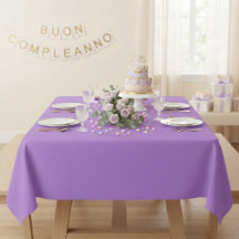 Toalha de Mesa Roxa - Perfeita para Festas de Aniv
