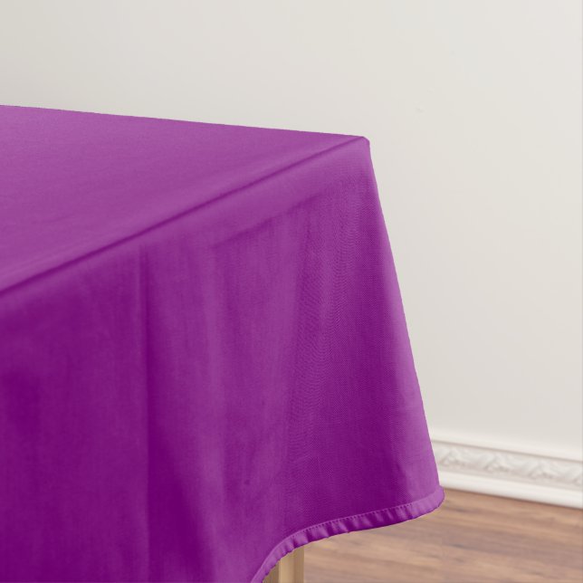 Toalha de Mesa Roxa Sólida para Jantar Elegante (Posição Original)