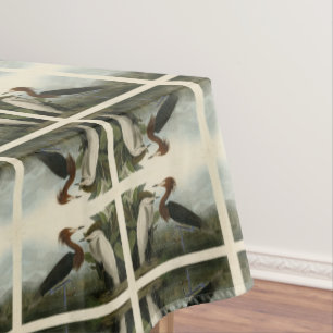 Toalha De Mesa Roxo Heron - das Aves da América de Audubon
