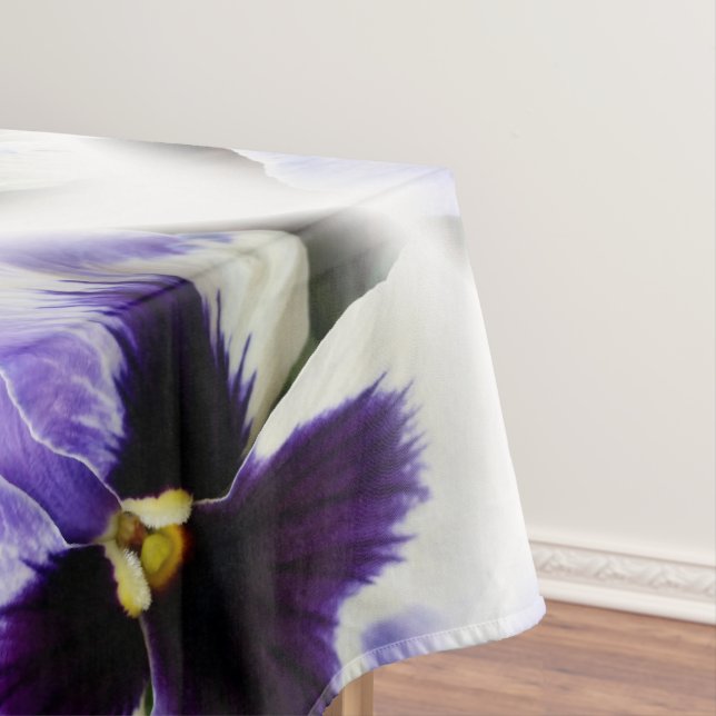 Toalha De Mesa roxo profundo em branco (Posição Original)