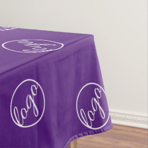 Toalha De Mesa Royal Purple Trade Show Logotipo Business