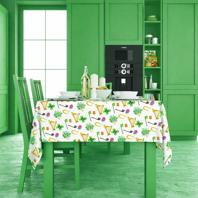 Toalha De Mesa Rua Celtic Harp. Dia de Patrick (Criador carregado)