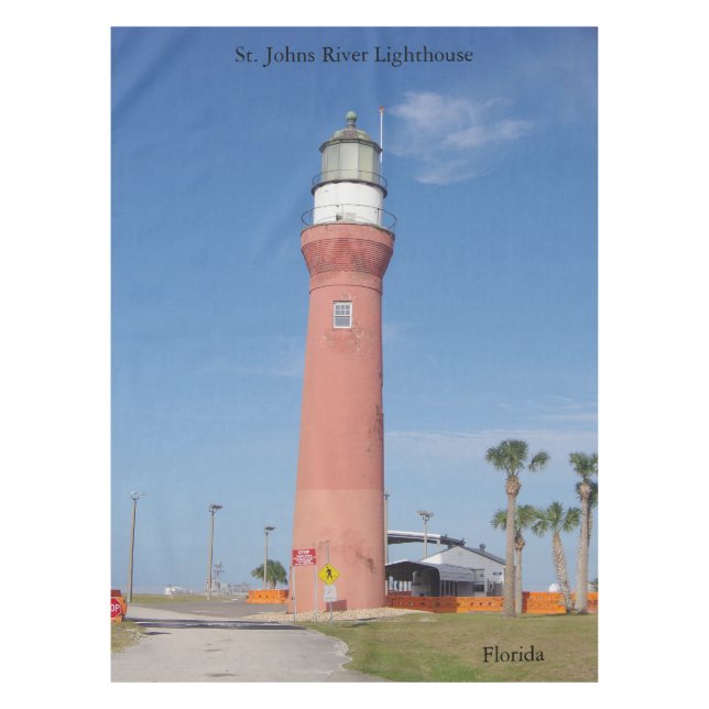 Toalha De Mesa Rua do Johns River Lighthouloth (Frente)