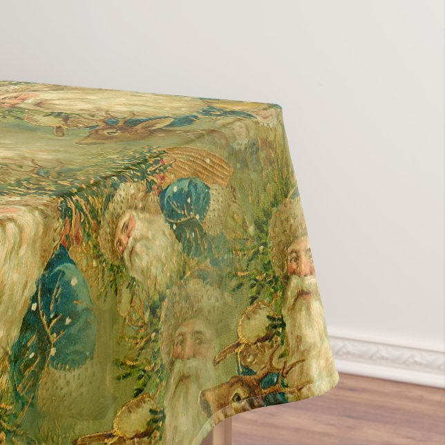 Toalha De Mesa Rua do Nicholas Papai Noel Natal (Posição Original)