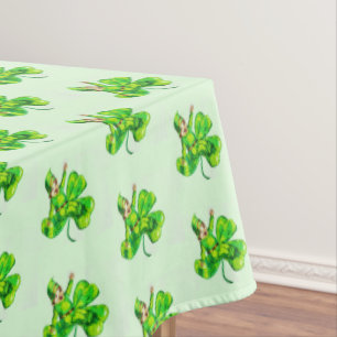 TOALHA DE MESA RUAS. O DIA DE PATRICK, BEY LEPRECHAUN TABLECLOTH