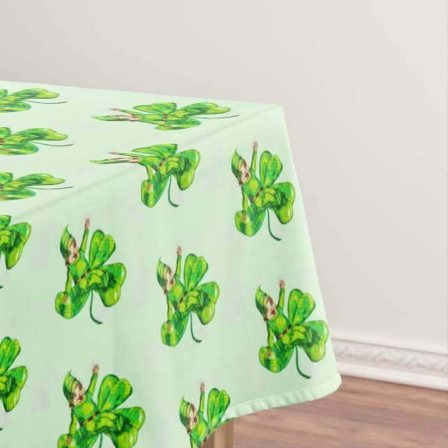 TOALHA DE MESA RUAS. O DIA DE PATRICK, BEY LEPRECHAUN TABLECLOTH (Posição Original)