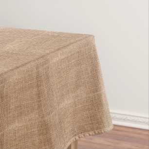 Toalha De Mesa Rustic Faux Burlap