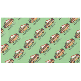 Toalha De Mesa RV Acampando Tent Trailer Em Casa É Onde Você O Põ