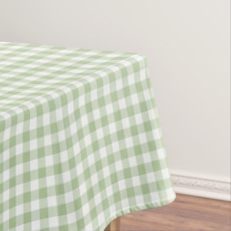 Toalha De Mesa Sage and White Buffalo Plaid Gingham