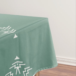 Toalha De Mesa Sage Green Mud-Cloth