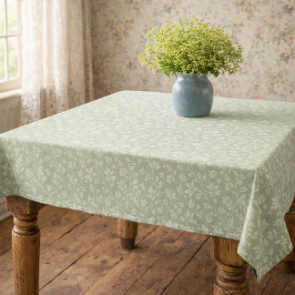 Toalha De Mesa Sage Green Vintage Tablecloth 