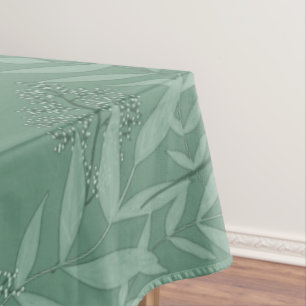 Toalha De Mesa Sage Green Wedding Vintage Botanical