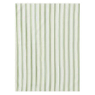 Toalha De Mesa Sage Verde Listra de Ticking Heritage