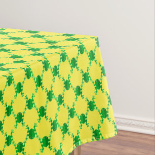 Toalha De Mesa Sapos bonitos dos desenhos animados