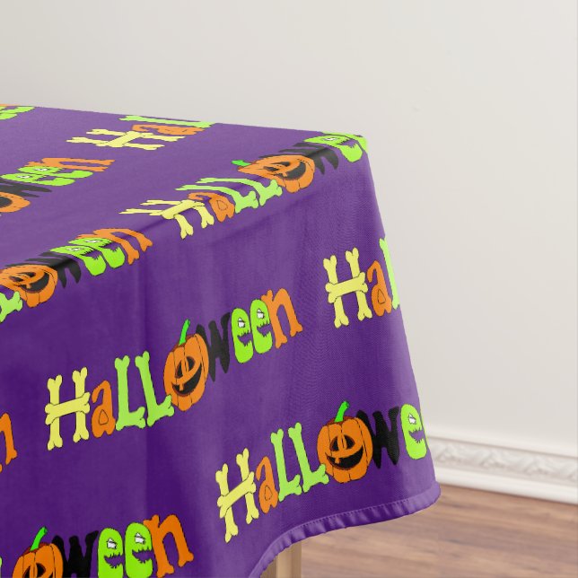 Toalha De Mesa Saudação de Halloween (Posição Original)