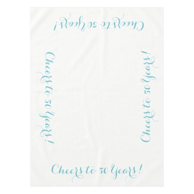 Toalha De Mesa Saúde a 50 anos de Mesa (Frente)