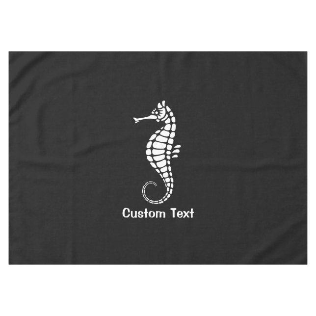 Toalha De Mesa Seacavalo Branco (Frente (Horizontal))