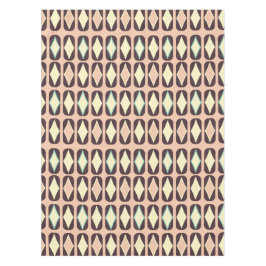 Toalha De Mesa Seamless geometric pattern in dark brown leaf 