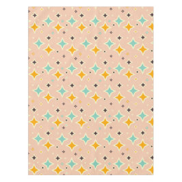 Toalha De Mesa Seamless geometric pattern with teal pentagons