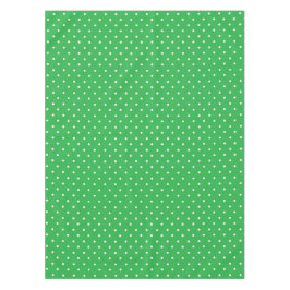Toalha De Mesa Seamless green background polka dot pattern