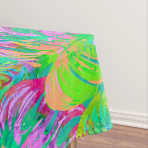Toalha De Mesa Selva Alienígena Psicodélica Psicótica