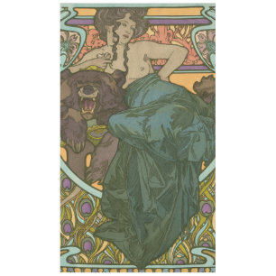 Toalha De Mesa Sem título por Alphonse Mucha (1902)
