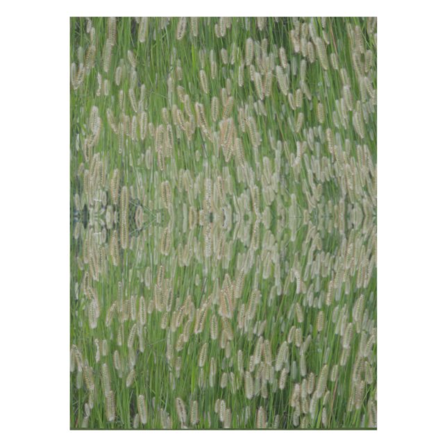 Toalha De Mesa Sementes De Grãos Verdes Altas (Frente)