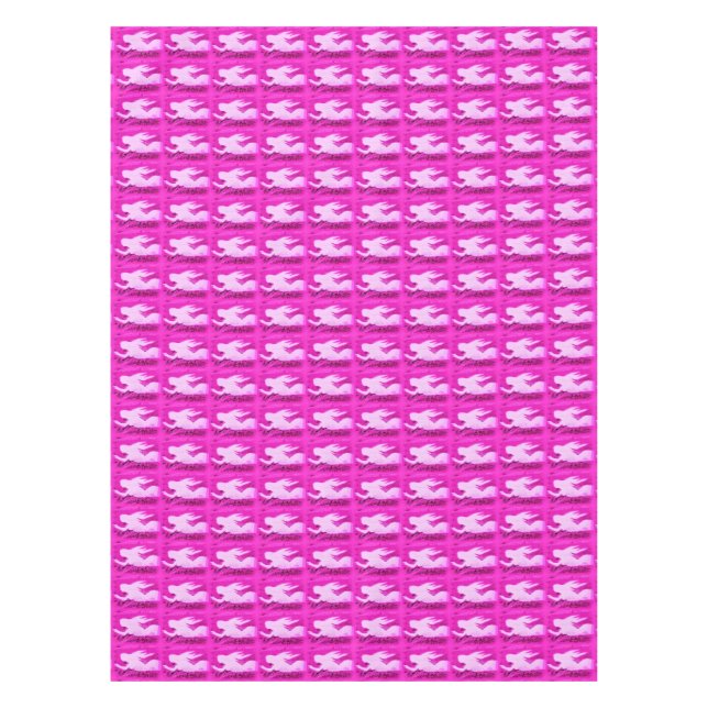 Toalha De Mesa sereias cor-de-rosa (Frente)