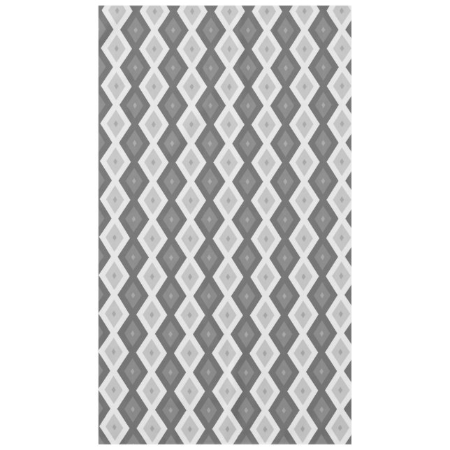 Toalha De Mesa Shades of grey diamond pattern (Frente)