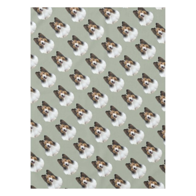 Toalha De Mesa Sheltie Portait (Frente)
