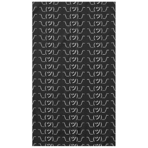 Toalha De Mesa Shrug Emoticon ¯\_(ツ)_/ movimento Japonês Kaomoji